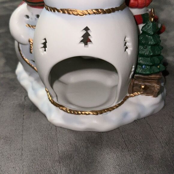 PartyLite P9892 snowman Tealight holiday , Christmas - Picture 3 of 5